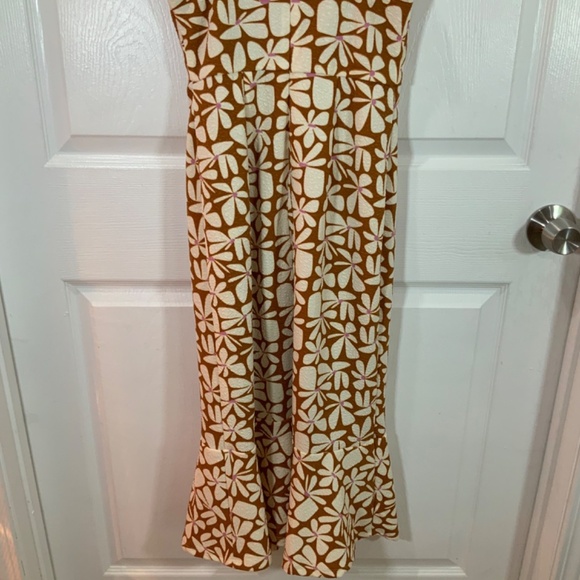 Anthropologie Hutch Floral Slim Jolie Summer Midi Dress Size XS - Picture 8 of 11